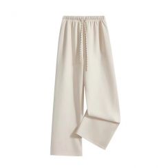 5 Prs Womens High Elastic Waisted Casual Straight Pants