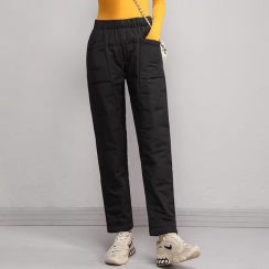 4 Prs Women Down Lightweight Fashionable Winter Slimming Thermal Harem Pants